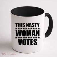 This Nasty Woman Votes Coffee Mug thumb 1