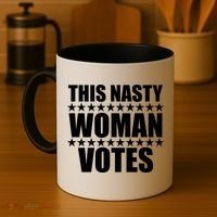 This Nasty Woman Votes Coffee Mug thumb 4