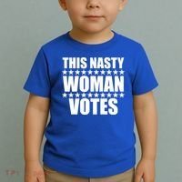 This Nasty Woman Votes Toddler T-Shirt thumb 2