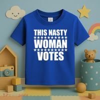 This Nasty Woman Votes Toddler T-Shirt thumb 3