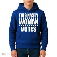 This Nasty Woman Votes Kids Hoodie thumb 4