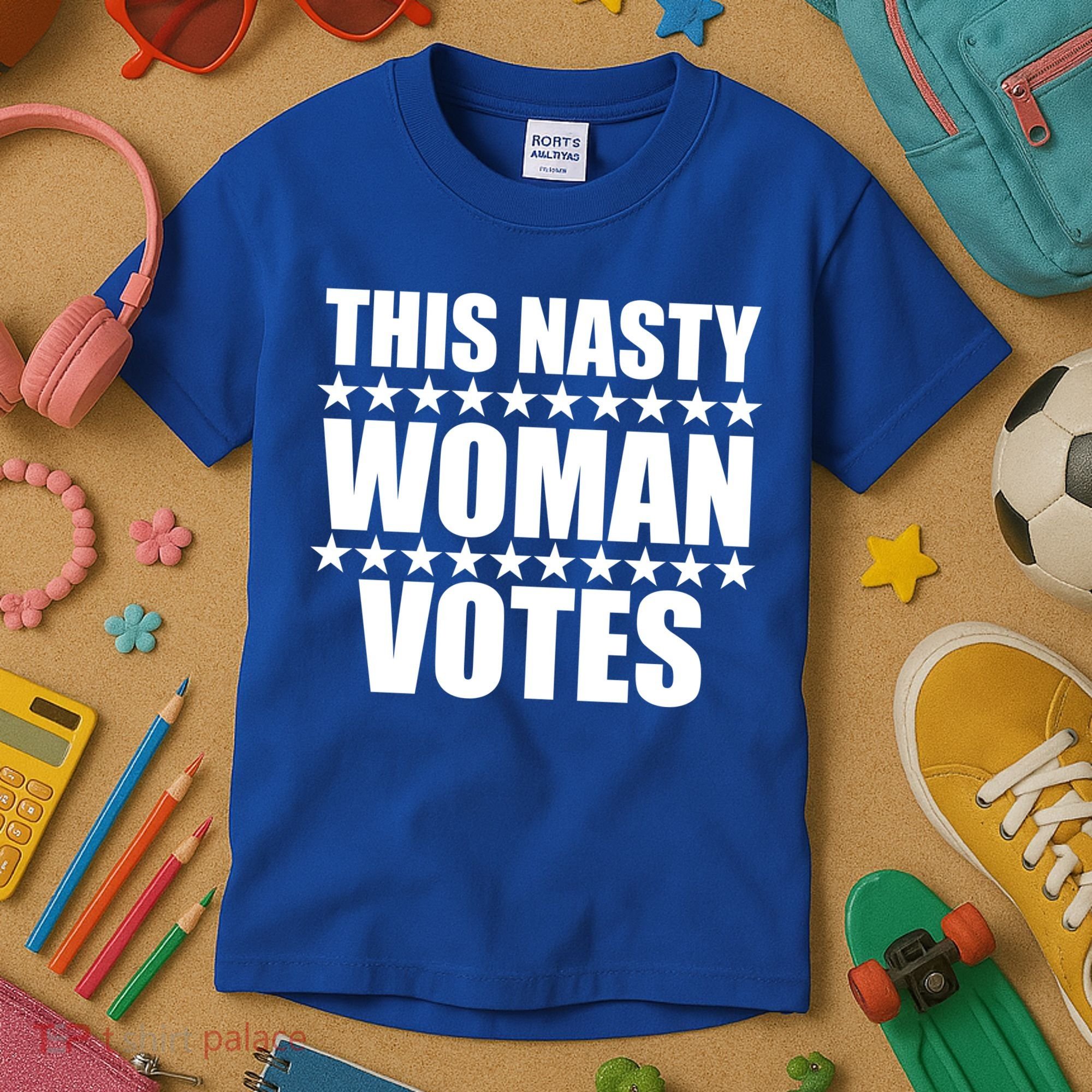 This Nasty Woman Votes Kids T-Shirt