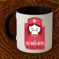 This Nurse Needs A Glass Coffee Mug thumb 2