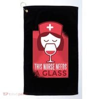 This Nurse Needs A Glass Golf Towel thumb 0
