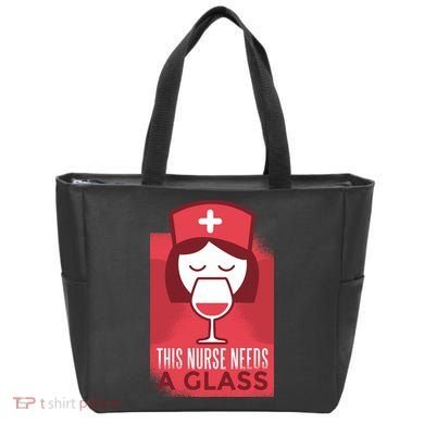 This Nurse Needs A Glass Tote Bag