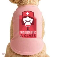 This Nurse Needs A Glass Doggie Tank thumb 0