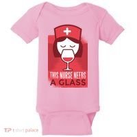 This Nurse Needs A Glass Baby Bodysuit thumb 0