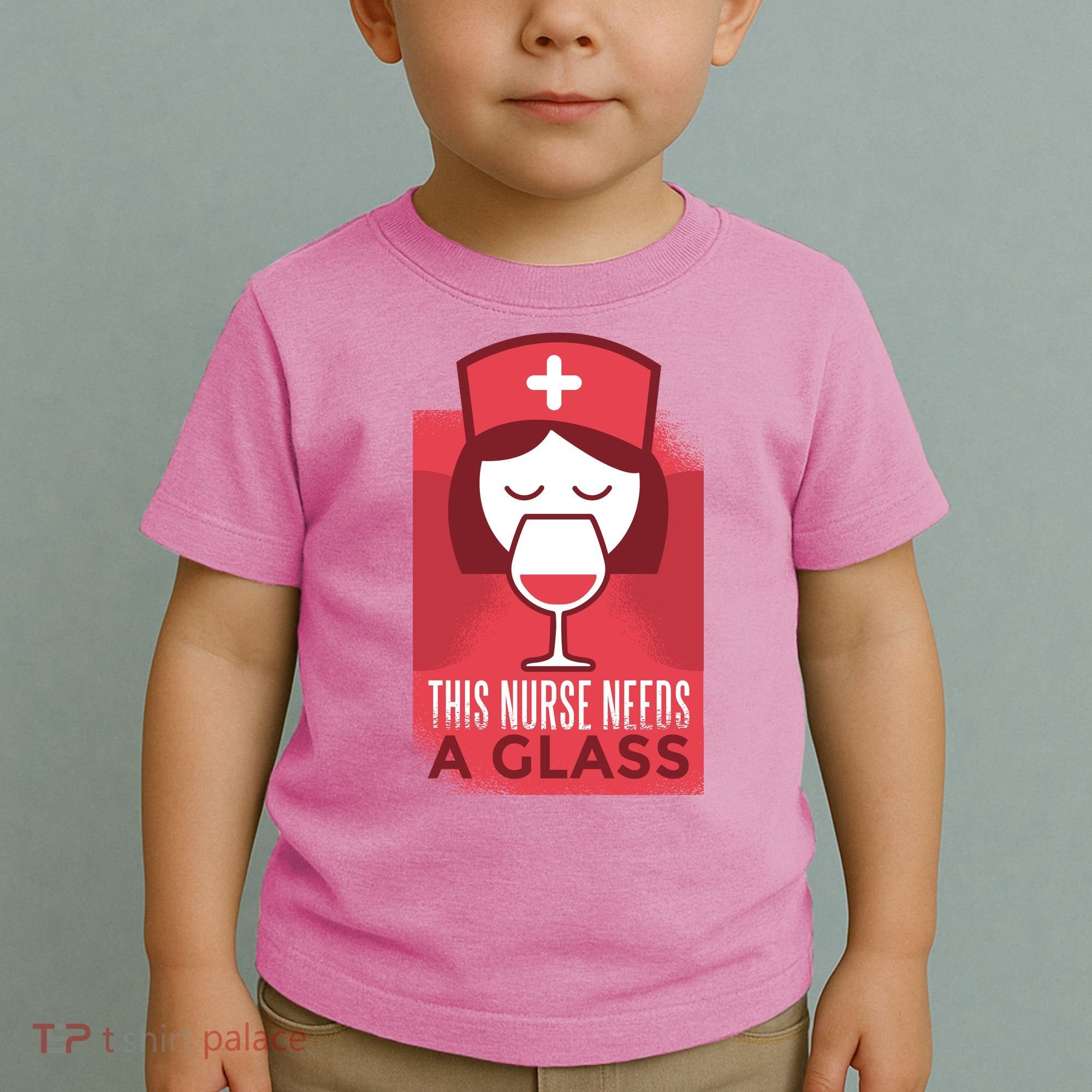 This Nurse Needs A Glass Toddler T-Shirt