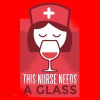 This Nurse Needs A Glass Santa Hat thumb 1