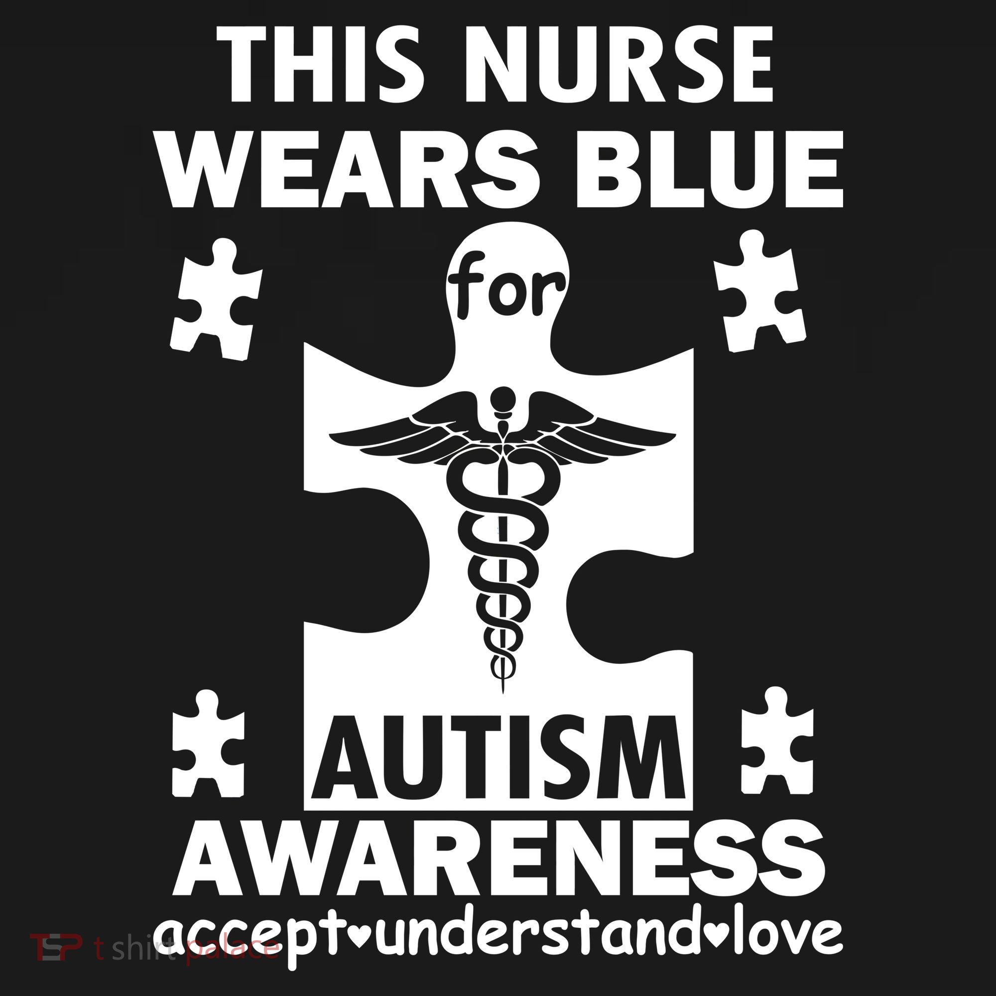 This Nurse Wears Blue For Autism Awareness Doggie Tank