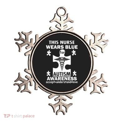 This Nurse Wears Blue For Autism Awareness Ornament
