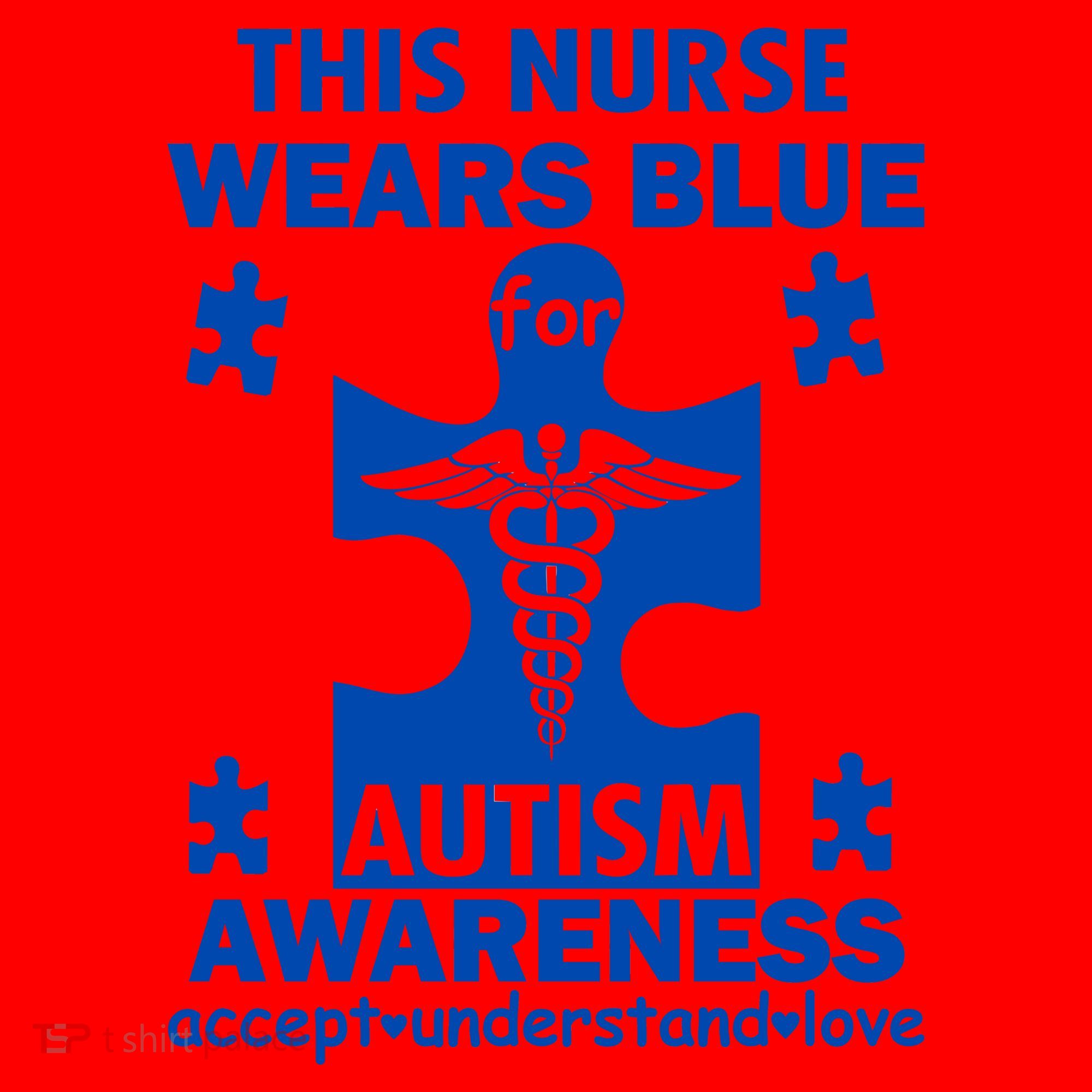 This Nurse Wears Blue For Autism Awareness Santa Hat