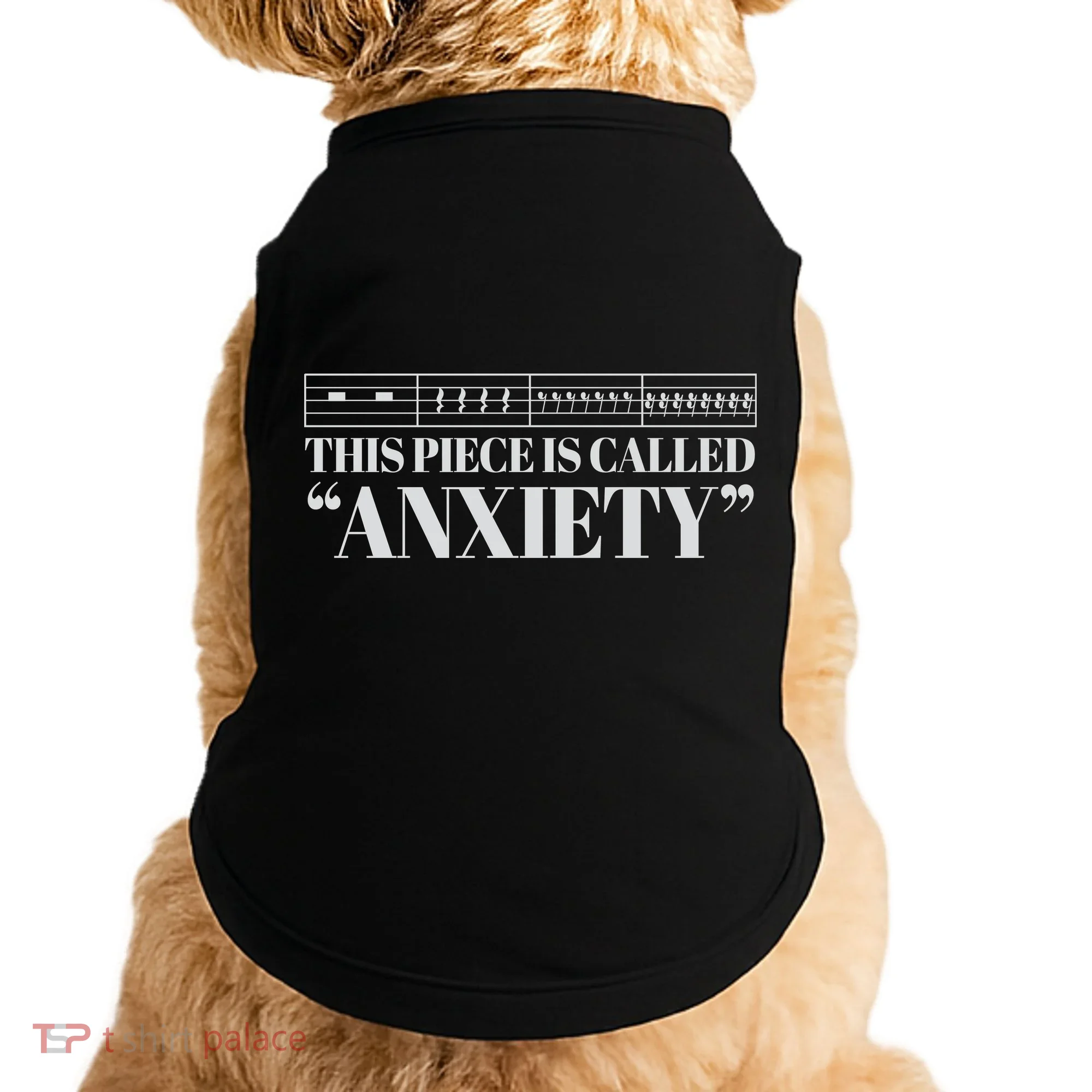This Piece Is Called Anxiety Funny Doggie Tank