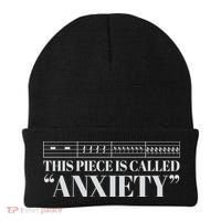 This Piece Is Called Anxiety Funny Beanie thumb 0
