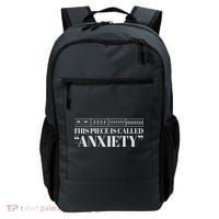 This Piece Is Called Anxiety Funny Backpack thumb 0