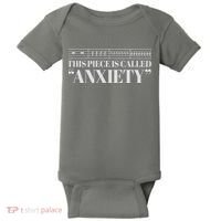 This Piece Is Called Anxiety Funny Baby Bodysuit thumb 0