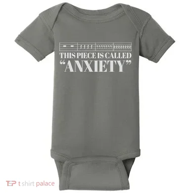 This Piece Is Called Anxiety Funny Baby Bodysuit