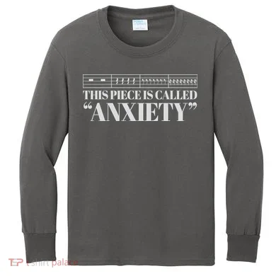 This Piece Is Called Anxiety Funny Kids Long Sleeve Shirt
