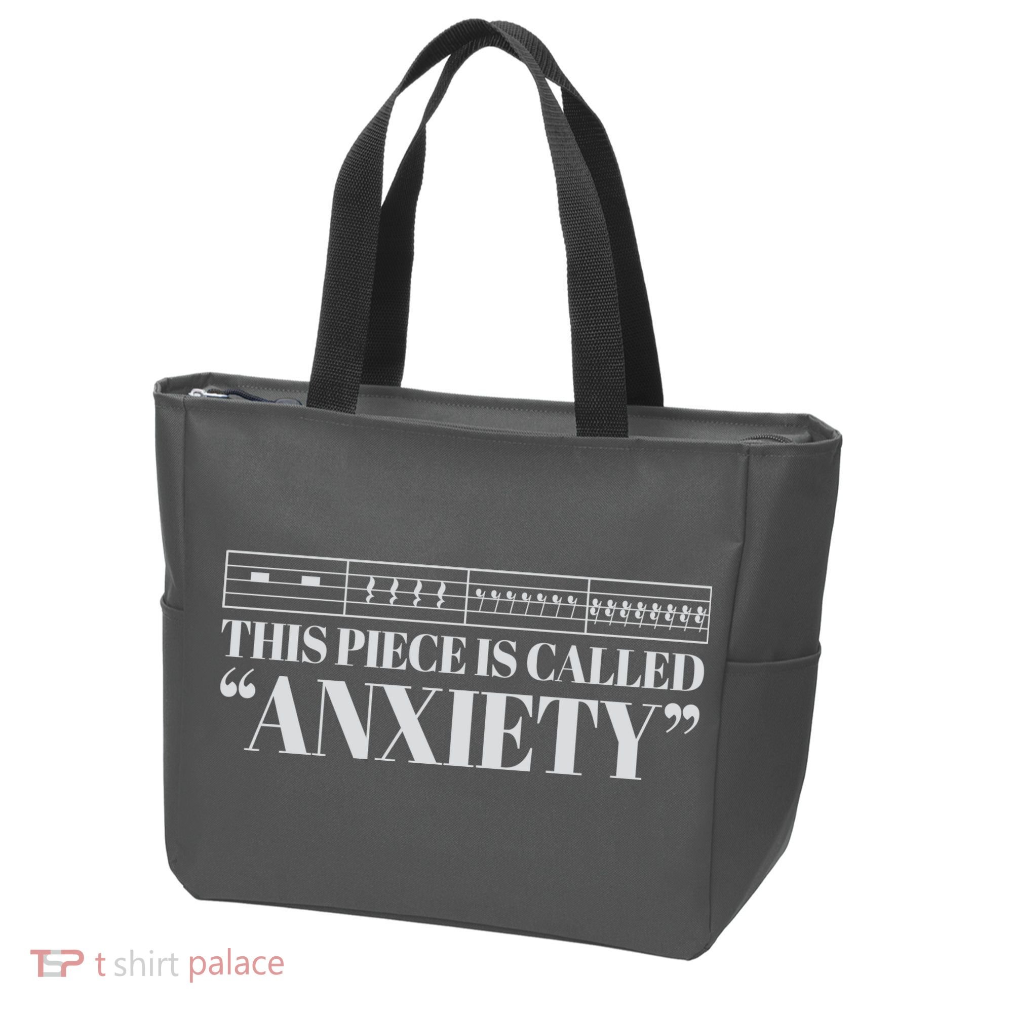 This Piece Is Called Anxiety Funny Tote Bag