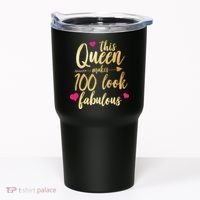 This Queen Makes 100 Look Fabulous  Tumbler thumb 0
