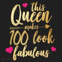 This Queen Makes 100 Look Fabulous  Hat thumb 2