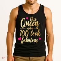 This Queen Makes 100 Look Fabulous  Tank Top thumb 3