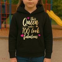 This Queen Makes 100 Look Fabulous  Kids Hoodie thumb 3