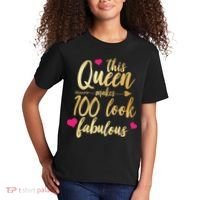 This Queen Makes 100 Look Fabulous  Kids T-Shirt thumb 2