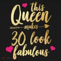 This Queen Makes 30 Look Fabulous  Doggie Tank thumb 4