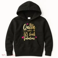 This Queen Makes 30 Look Fabulous  Kids Hoodie thumb 0