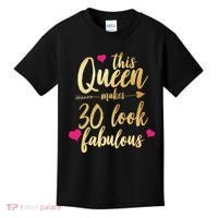 This Queen Makes 30 Look Fabulous  Kids T-Shirt thumb 0