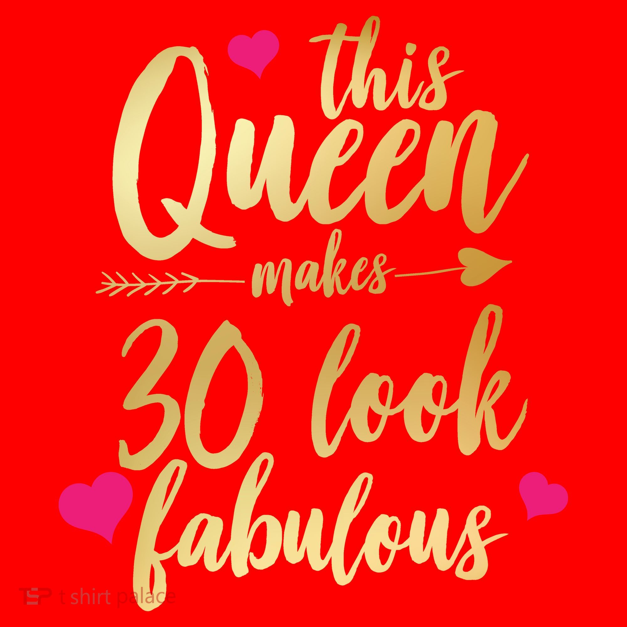This Queen Makes 30 Look Fabulous  Santa Hat