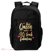 This Queen Makes 40 Look Fabulous  Backpack thumb 0