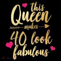 This Queen Makes 40 Look Fabulous  Coaster thumb 2