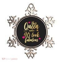 This Queen Makes 40 Look Fabulous  Ornament thumb 0