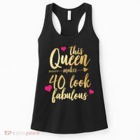 This Queen Makes 40 Look Fabulous  Women's Tank Top thumb 0