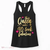 This Queen Makes 40 Look Fabulous  Women's Tank Top thumb 0