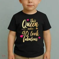 This Queen Makes 40 Look Fabulous  Toddler T-Shirt thumb 2