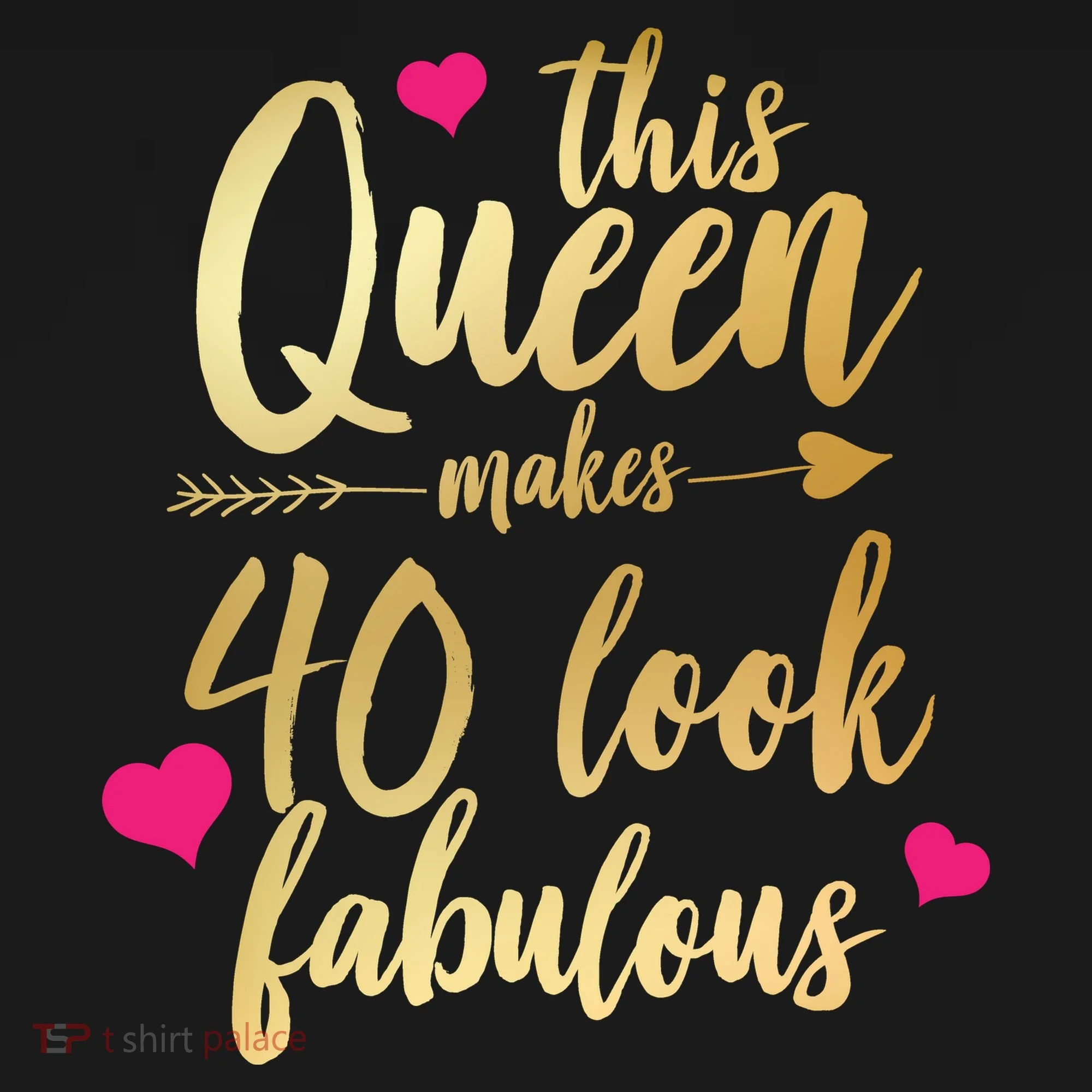 This Queen Makes 40 Look Fabulous  Toddler T-Shirt