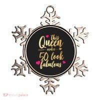This Queen Makes 50 Look Fabulous  Ornament thumb 0