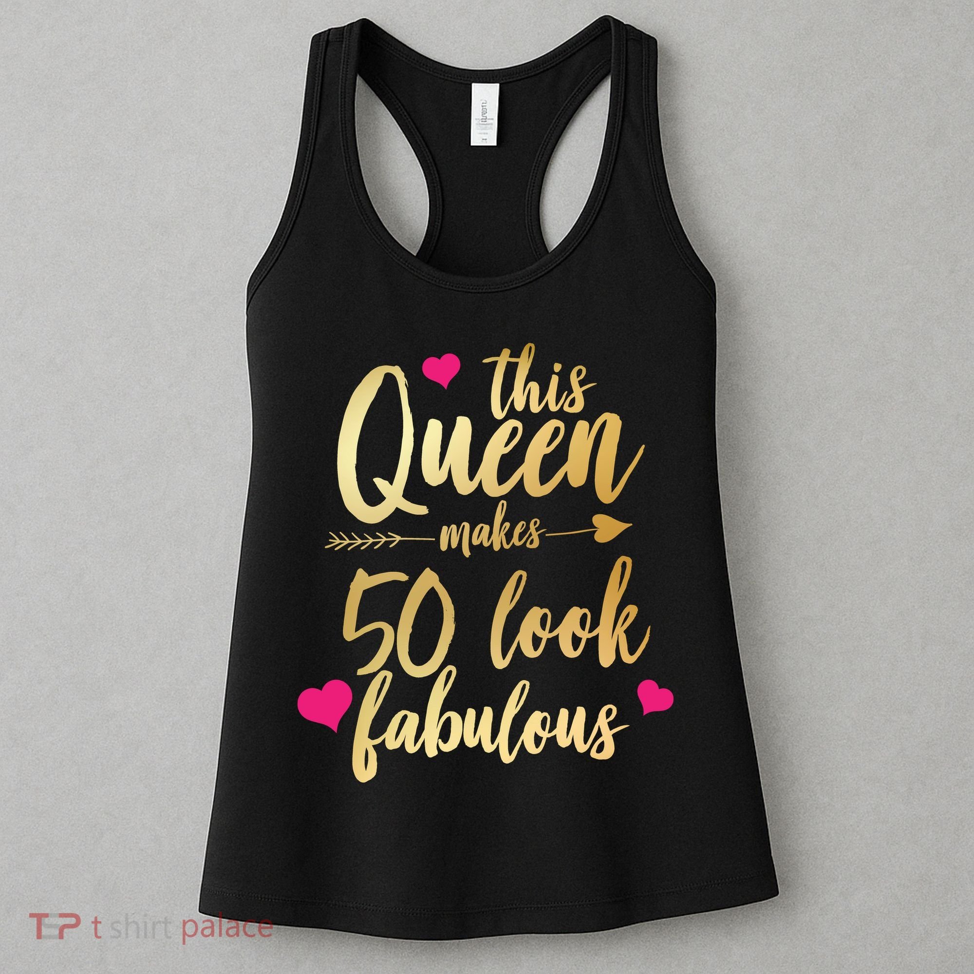 This Queen Makes 50 Look Fabulous  Women's Tank Top