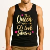 This Queen Makes 50 Look Fabulous  Tank Top thumb 3