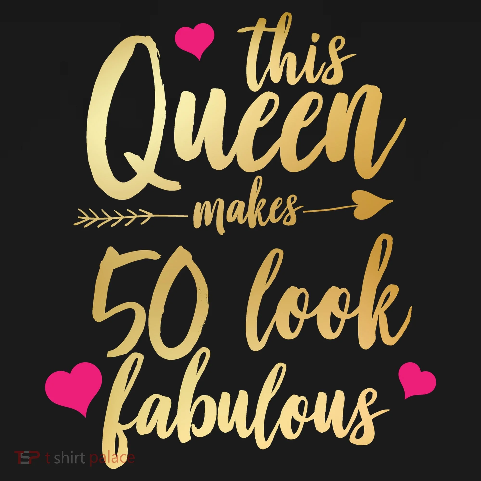 This Queen Makes 50 Look Fabulous  Toddler T-Shirt