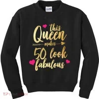 This Queen Makes 50 Look Fabulous  Kids Sweatshirt thumb 0