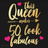 This Queen Makes 50 Look Fabulous  Kids Sweatshirt thumb 2
