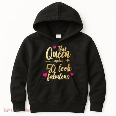 This Queen Makes 50 Look Fabulous  Kids Hoodie