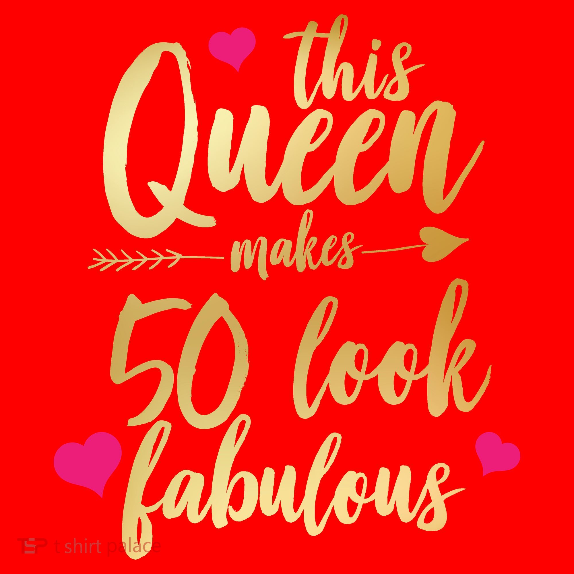 This Queen Makes 50 Look Fabulous  Santa Hat