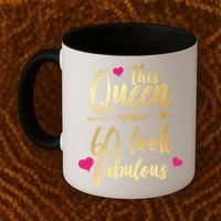 This Queen Makes 60 Look Fabulous  Coffee Mug thumb 2