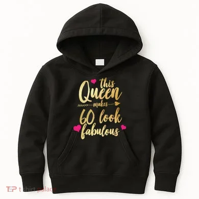 This Queen Makes 60 Look Fabulous Kids Hoodie