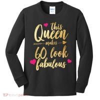 This Queen Makes 60 Look Fabulous  Kids Long Sleeve Shirt thumb 0